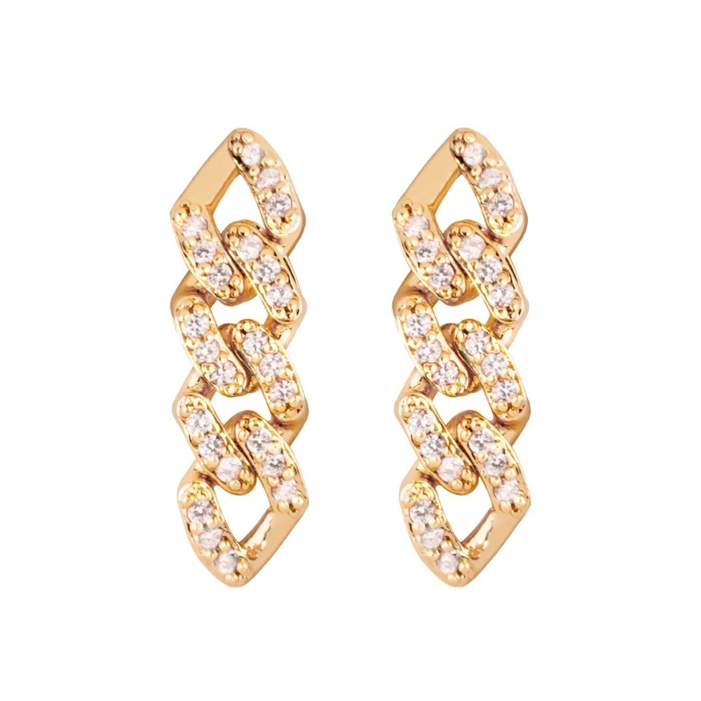 NWT Chain Drop Earrings - Picture 3 of 4